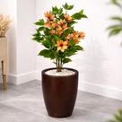 Planta Artificial Magnólia Premium com Vaso Elegante Pronta para Decorar Ambientes