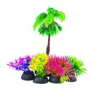 Planta Artificial Mini Tropical Coqueiro Aquário Decoração