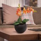 Planta Artificial Orquídea Silicone 3d Super Realista