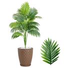Planta Artificial Palmeira Com Vaso Pedra Branca Completo