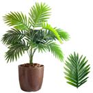 Planta Artificial Palmeira com Vaso Polietileno Decoração Planta Artificial Palmeira com Vaso Polietileno Decoração