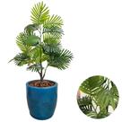 Planta Artificial Palmeira Vaso Bojo Completo Decoração Sala