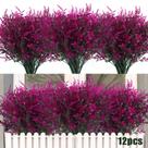 Planta artificial RECUTMS, caules falsos resistentes a UV, fúcsia