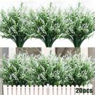 Planta artificial RECUTMS Flores de lavanda ao ar livre resistentes a UV Planta artificial RECUTMS Flores de lavanda ao ar livre resistentes a UV