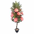 Planta Artificial ROSEIRA CHILENA ROSA DEGRADÊ 1,30m altura