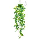 Planta artificial suspensa LOYWREE Pothos Vines com vaso de 39 cm