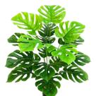 Planta Artificial Tropical Realista de Folhas Costela De Adão para Sala de Estar, Quarto, Sala de Jantar e Escritório Planta Artificial Tropical Realista de Folhas Costela De Adão para Sala de Estar, Quarto, Sala de Jantar e Escritório
