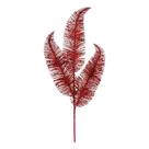 Planta artificial Vickerman 62 cm Red Feather Fern Glitter Spray Planta artificial Vickerman 62 cm Red Feather Fern Glitter Spray