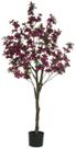 Planta Árvore Artificial Azaleia Pu C/Pote X544 Fucsia 1,4m