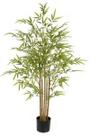 Planta Árvore Artificial Bambu Real Toque C/Pote X1050 Verde 1,20m