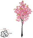 Planta Árvore Artificial Cerejeira X288 Rosa 1,6m