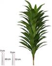 Planta Arvore Artificial Dracena Real Toque X60 Verde 1,5cm