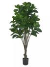 Planta Árvore Artificial Ficus Lyrata Real Toque Verde 1,8m