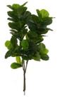 Planta Árvore Artificial Ficus Lyrata Real Toque X72 Verde 1,2m