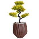 Planta Árvore Bonsai Artificial Com Vaso Decoração - Planta Árvore Bonsai Artificial Com Vaso Decoração -