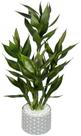 Planta Bambo Bambu da Sorte 7 Galhos Premium 70cm Artificial
