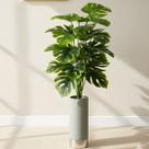 Planta Costela De Adão Artificial 5 Unidades 70cm Verde Realista Premium Luxuosa