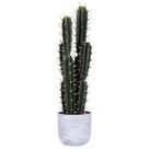 Planta de cacto verde artificial Vickerman 27,5 cm - Faux