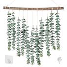 Planta de eucalipto artificial suspensa na parede Sggvecsy 45cm
