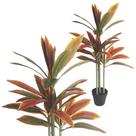 Planta Dracena X4 Artificial no Vasinho Decorativa 98cm