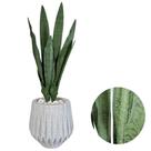 Planta Espada De São Jorge Artificial Vaso Pedra Realista Planta Espada De São Jorge Artificial Vaso Pedra Realista