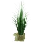 Planta Folhagem Capim Artificial P/Vaso Realista Toque Verde
