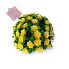 Planta Meia Bola Flor Artificial - Arranjo para Decoração