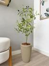 Planta Oliveira Artificial Com Vaso Arranjo Azeitona Luxo -
