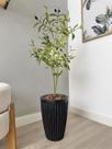 Planta Oliveira Artificial Com Vaso Arranjo Azeitona Luxo -