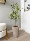 Planta Oliveira Artificial Com Vaso Arranjo Azeitona Luxo -