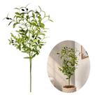 Planta Oliveira Grande Artificial Buque Azeitona Realista