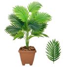 Planta Palmeira Artificial com Vaso Completo Casca Plástico Planta Palmeira Artificial com Vaso Completo Casca Plástico