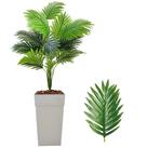 Planta Palmeira Artificial com Vaso Cores Casca Pinus Casa