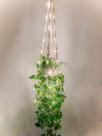 Planta suspensa artificial Comtelek com luzes para decoração de casa