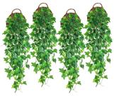 Planta suspensa de hera artificial RECUTMS com luz de corda LED x4