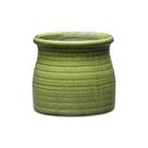 Plantador de cerâmica Cheung's Kifon Curved Medium Oliva Verde