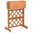 Plantador de treliça de jardim VidaXL Orange Solid Firwood 45x30x74cm Plantador de treliça de jardim VidaXL Orange Solid Firwood 45x30x74cm