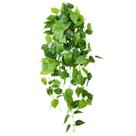 Plantas artificiais LOYWREE 90 cm em vaso preto pendurado em vaso