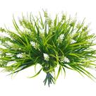 Plantas artificiais obbsie Monkey Grass 18,2 cm 12 pacotes