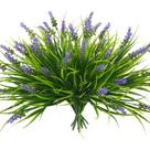 Plantas artificiais obbsie Monkey Grass 18,2 cm resistentes a UV