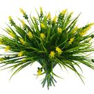 Plantas artificiais obbsie Monkey Grass 18,2 cm resistentes a UV