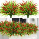 Plantas artificiais Sggvecsy Faux Lavender Flowers 24 pacotes