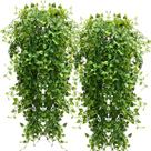 Plantas artificiais suspensas RECUTMS 4 peças de videira falsa de 85 cm