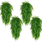 Plantas artificiais suspensas, samambaias falsas Waipfaru, 75 cm, 4 unidades