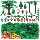 Plantas de jardim Building Block Toy Feleph para crianças de 4 anos ou mais