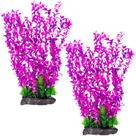 Plantas de plástico de aquário Hamiledyi, 20,4 polegadas de altura, 2 unidades Plantas de plástico de aquário Hamiledyi, 20,4 polegadas de altura, 2 unidades