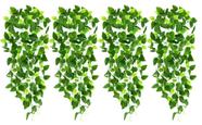Plantas suspensas artificiais CEWOR Fake Ivy Vine 90 cm - 4 unidades