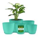 Planter Pots Lifemaster, leve e durável, conjunto de 20 Aqua Planter Pots Lifemaster, leve e durável, conjunto de 20 Aqua