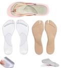 Plantillas de Gel con Soporte para Arco para Sandalias Tipo Flip Flop, 2 Pares