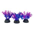 Plantinha Artificial decoração mini planta para aquário